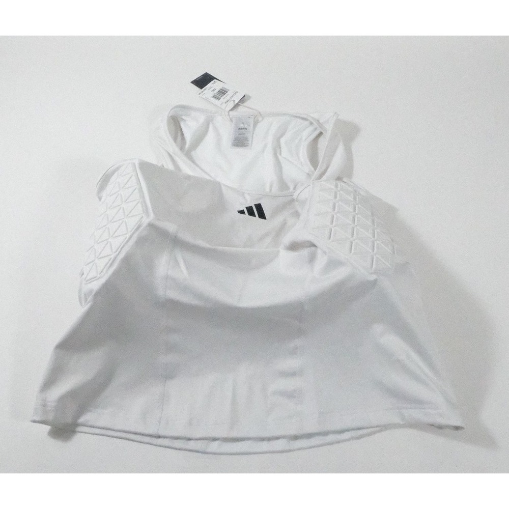 Adidas Tank Top Mens 3XL White Padded Tank IM3593 Football Protective Aeroready